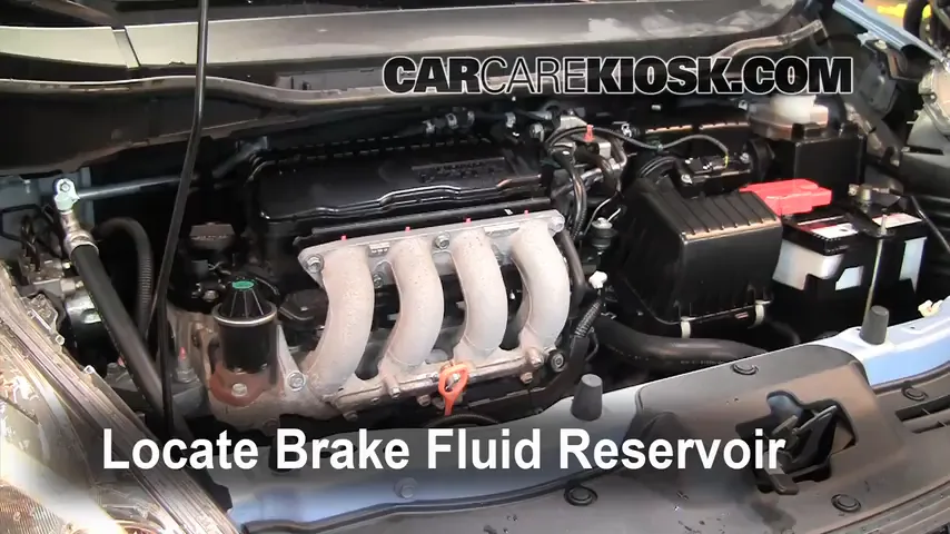 2010 Honda Fit Sport 1.5L 4 Cyl. Brake Fluid Add Fluid